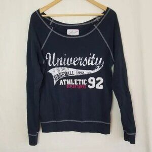 Reflex boat neck long sleeves women's sweater size Large (125)